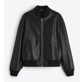 Leather Aviator Biker Jacket (WOMENS) - Smgarment's
